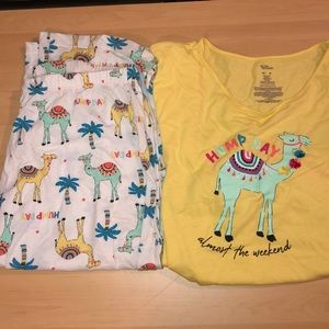 Secret Treasures Medium Camel Pajamas